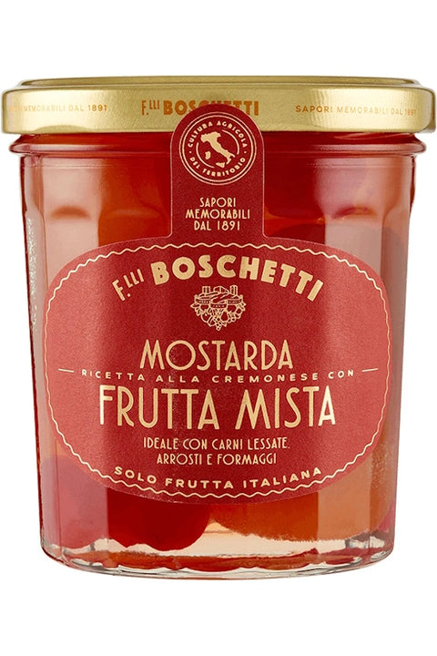 Mostarda Senfsauce mit gemischten Früchten  - Boschetti