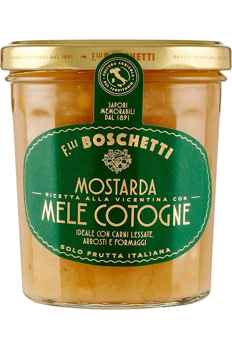 Mostarda Senfsauce mit Apfel Quitte  - Boschetti