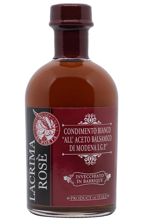 Aceto Balsamico di Modena IGP Lacrima Rose Essig 250 ml - il Poeta