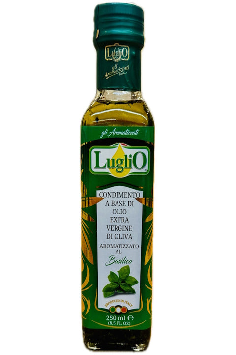 Olivenöl Extra Vergine mit Basilikum 250 ml - Luglio