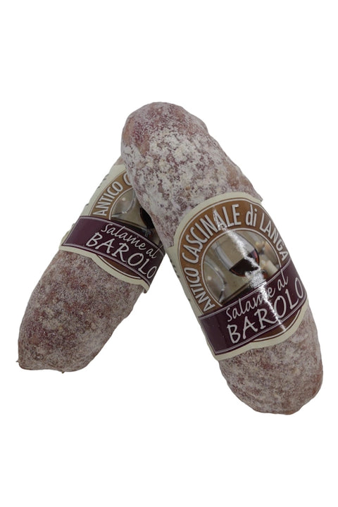 Mit Barolo-Wein veredelte Salami von Salumficio Chiapella, ca. 200g