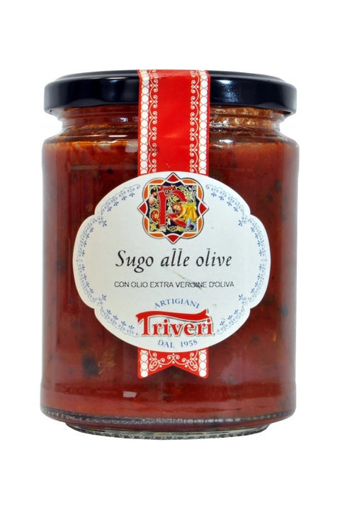 Aromatische Tomatensauce sugo alle Olive, 280g im Glas - Triveri - Genussforum GmbH